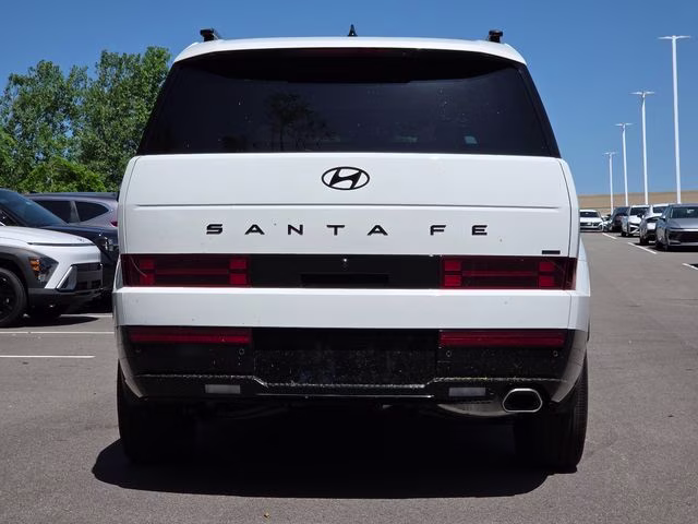 2026 Serenity White Hyundai Santa Fe Calligraphy AWD SUV