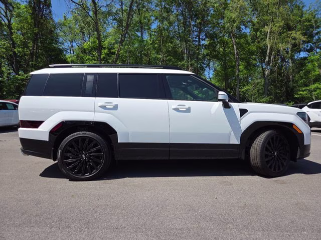 2026 Serenity White Hyundai Santa Fe Calligraphy AWD SUV