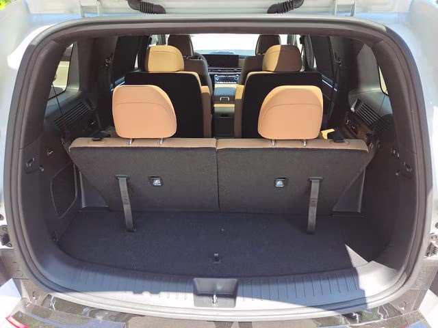 2026 Serenity White Hyundai Santa Fe Calligraphy AWD SUV