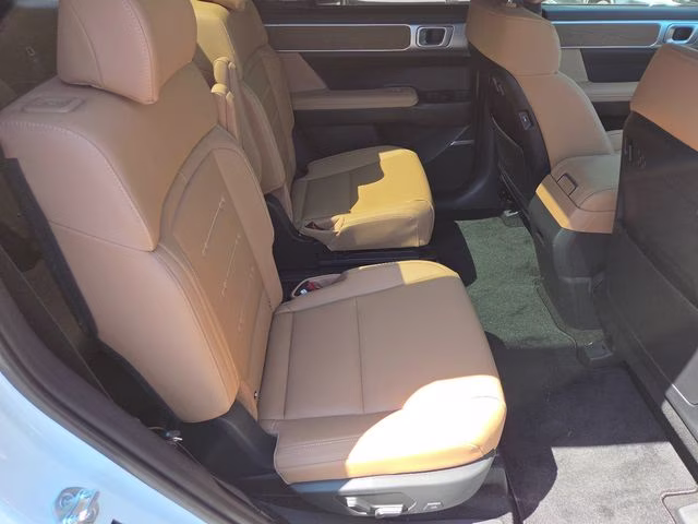2026 Serenity White Hyundai Santa Fe Calligraphy AWD SUV
