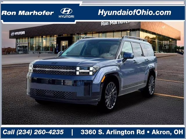 2026 Atlantis Blue Hyundai Santa Fe Calligraphy AWD SUV