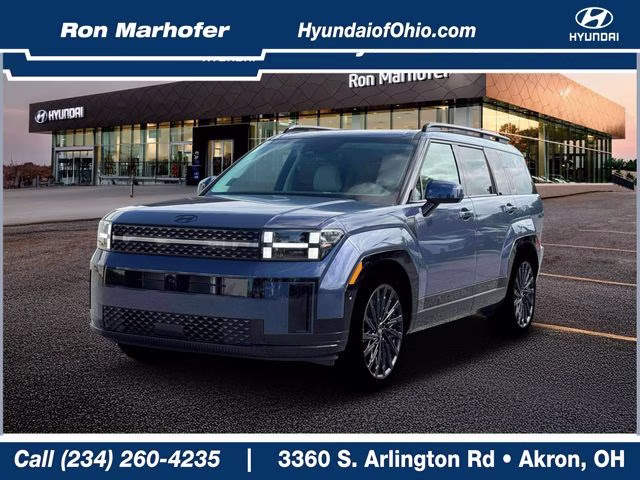 2026 Atlantis Blue Hyundai Santa Fe Calligraphy AWD SUV