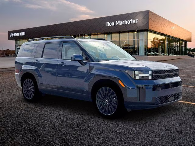 2026 Atlantis Blue Hyundai Santa Fe Calligraphy AWD SUV