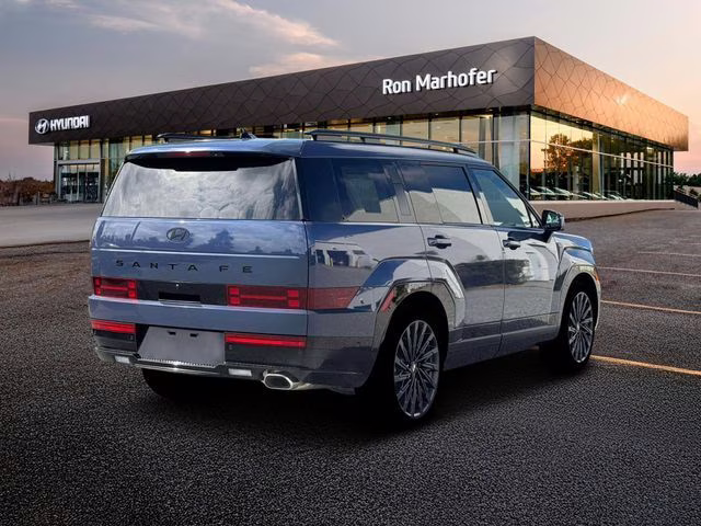 2026 Atlantis Blue Hyundai Santa Fe Calligraphy AWD SUV