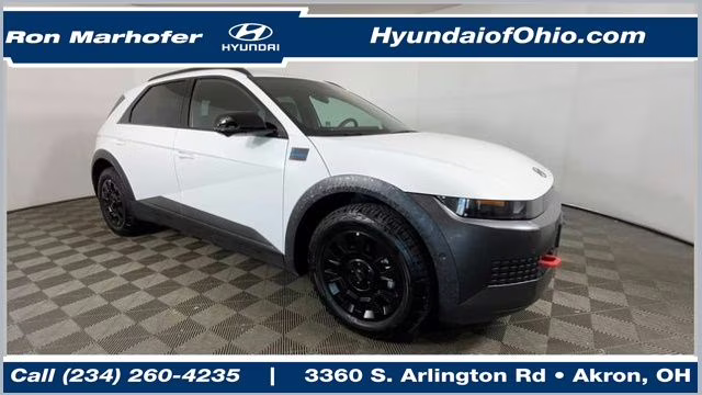 2025 Atlas White Matte Hyundai IONIQ 5 XRT AWD SUV