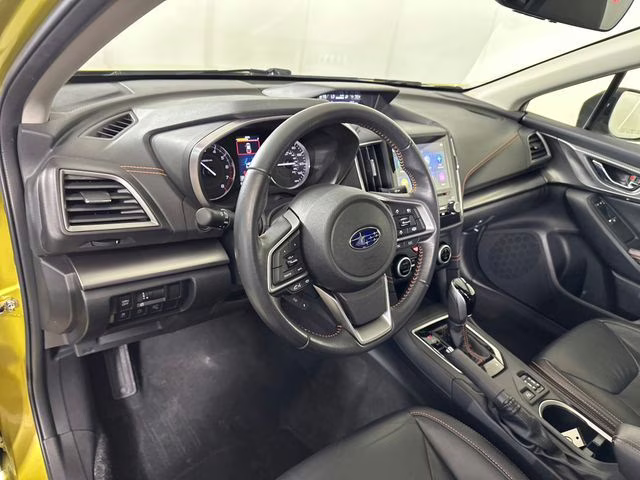 2021 Yellow Subaru Crosstrek Limited AWD SUV