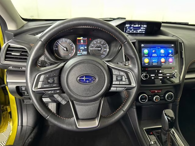 2021 Yellow Subaru Crosstrek Limited AWD SUV
