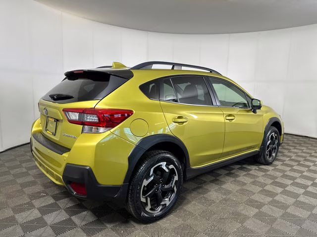 2021 Yellow Subaru Crosstrek Limited AWD SUV