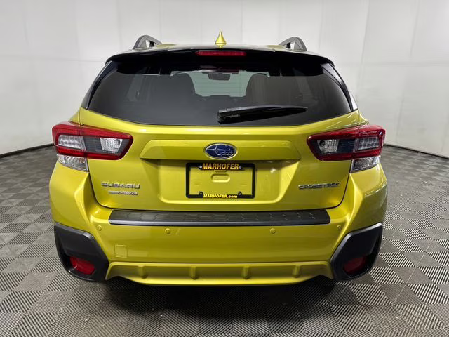 2021 Yellow Subaru Crosstrek Limited AWD SUV