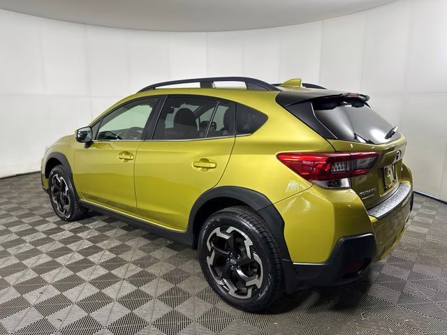 2021 Yellow Subaru Crosstrek Limited AWD SUV