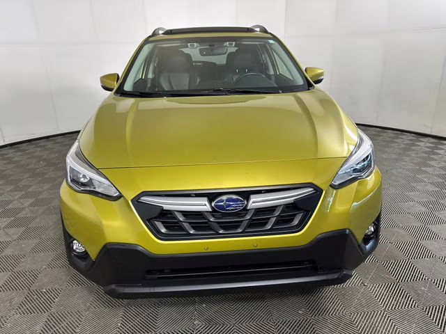 2021 Yellow Subaru Crosstrek Limited AWD SUV