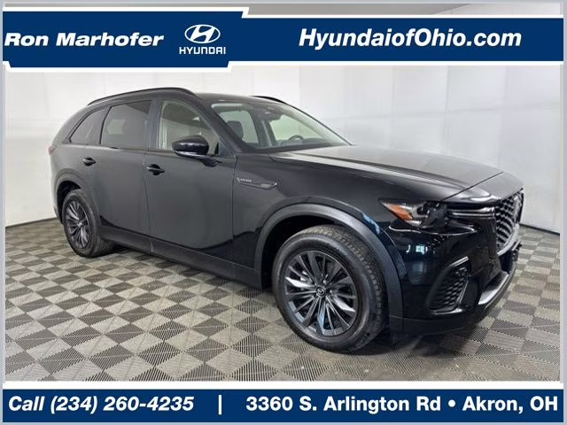2025 Jet Black Mica Mazda CX-70 3.3 Turbo Preferred AWD SUV