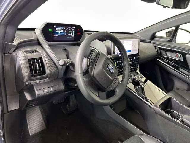 2023 Harbor Mist Gray Pearl 2-Tone Subaru Solterra Touring AWD SUV