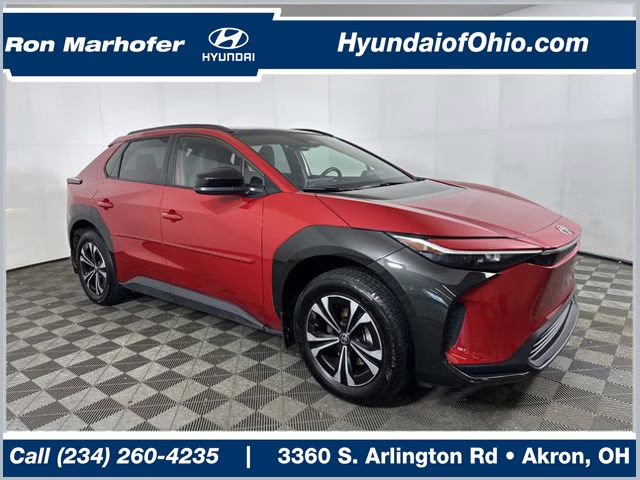 2024 Red Toyota bZ4X XLE AWD SUV