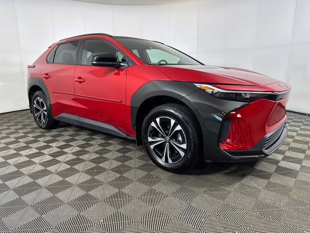 2024 Red Toyota bZ4X XLE AWD SUV