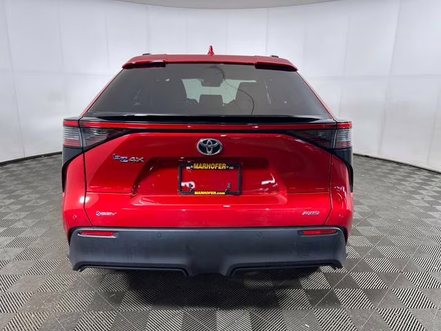 2024 Red Toyota bZ4X XLE AWD SUV