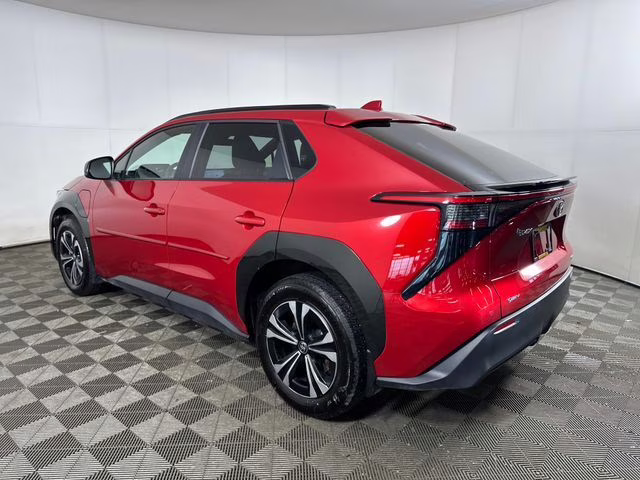 2024 Red Toyota bZ4X XLE AWD SUV