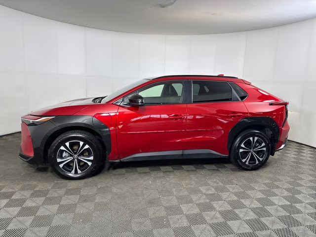 2024 Red Toyota bZ4X XLE AWD SUV