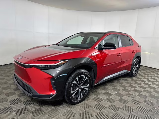 2024 Red Toyota bZ4X XLE AWD SUV