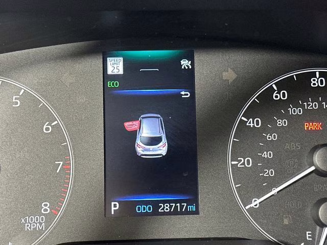 2025 Midnight Black Metallic Toyota Corolla Hatchback SE FWD Hatchback