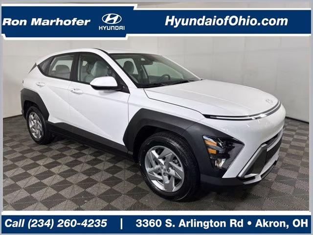 2026 Atlas White Hyundai Kona SE FWD SUV