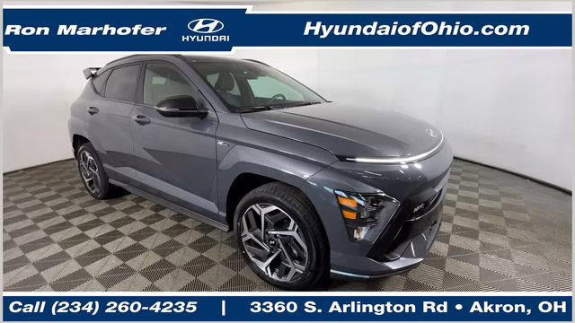 2024 Ecotronic Gray Pearl Hyundai Kona N Line AWD SUV