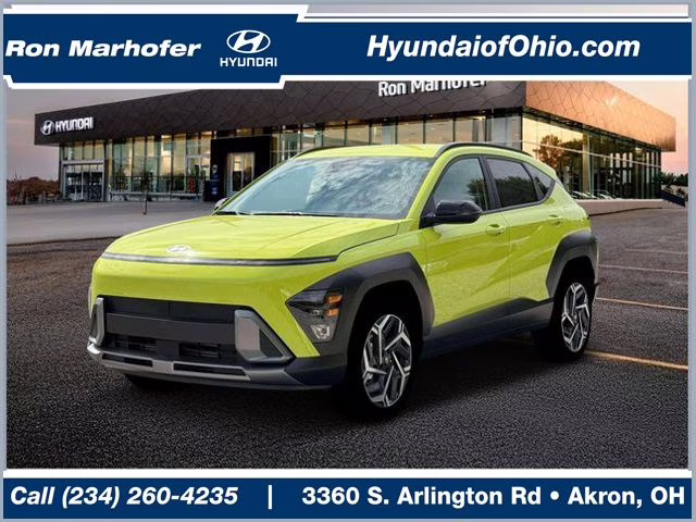 2026 Neoteric Yellow Hyundai Kona SEL Premium AWD SUV