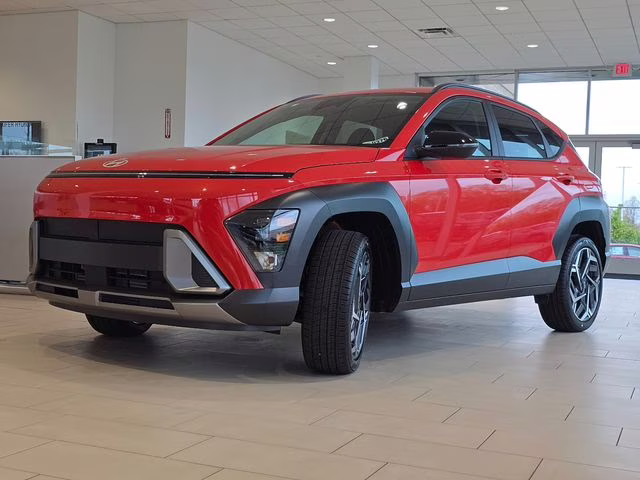 2026 Soultronic Orange Pearl Hyundai Kona SEL Premium AWD SUV