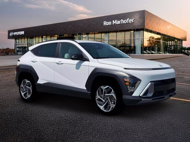 2026 Atlas White Hyundai Kona SEL Premium AWD SUV