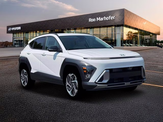 2026 Atlas White Hyundai Kona SEL Premium AWD SUV