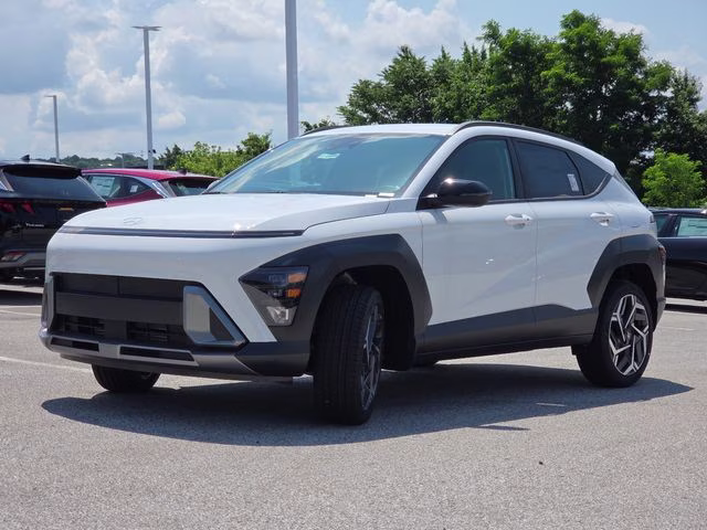 2026 Atlas White Hyundai Kona SEL Premium AWD SUV