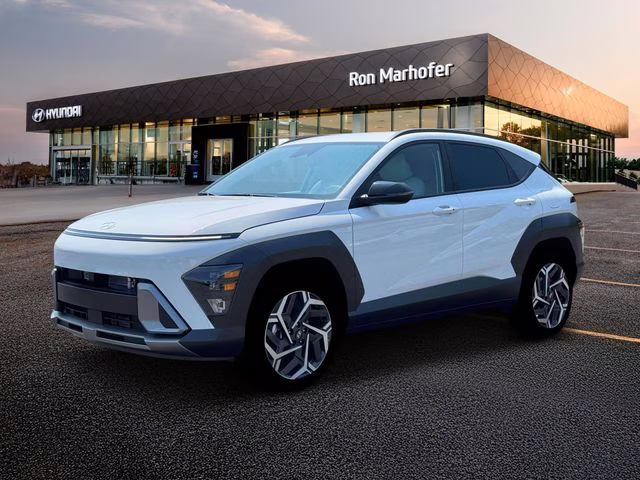 2026 Atlas White Hyundai Kona SEL Premium AWD SUV