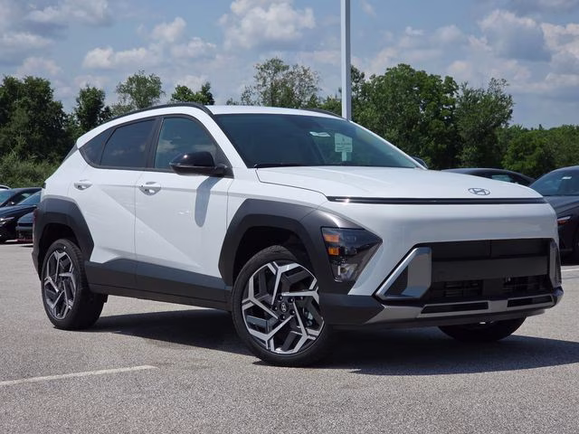 2026 Atlas White Hyundai Kona SEL Premium AWD SUV
