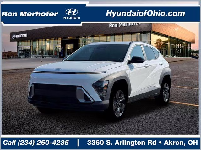 2026 Atlas White Hyundai Kona SEL Sport AWD SUV