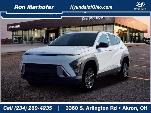 2026 Atlas White Hyundai Kona SEL Sport AWD SUV