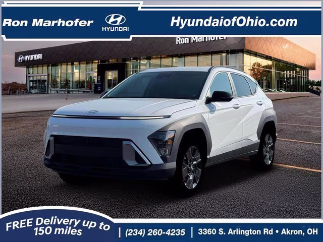 2026 Atlas White Hyundai Kona SEL Sport AWD SUV