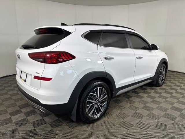 2020 White Hyundai Tucson Ultimate AWD SUV
