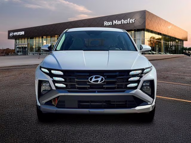 2026 Creamy White Pearl Hyundai Tucson Hybrid Blue AWD SUV
