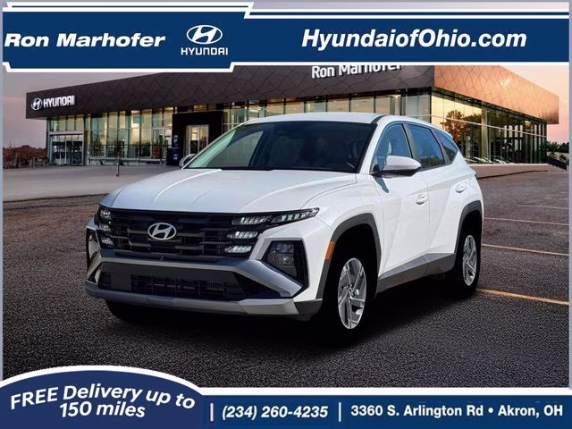 2026 Creamy White Pearl Hyundai Tucson Hybrid Blue SE AWD SUV