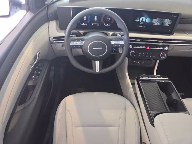 2026 Creamy White Pearl Hyundai Tucson Hybrid Blue SE AWD SUV