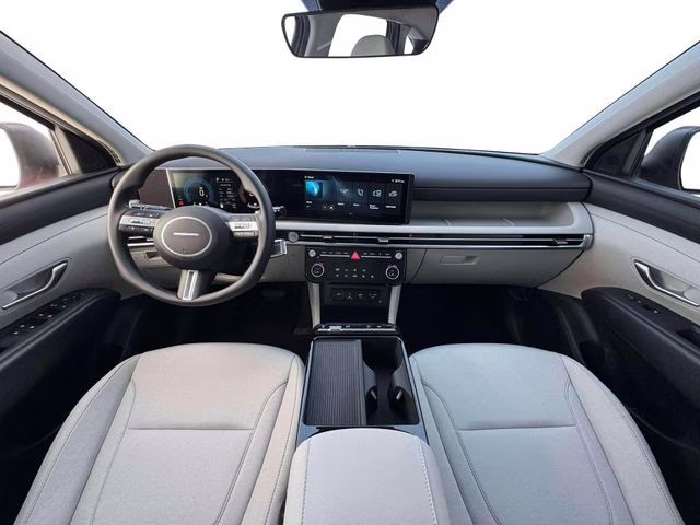2026 Creamy White Pearl Hyundai Tucson Hybrid Blue AWD SUV