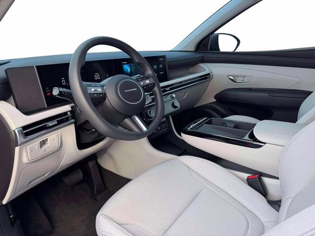 2026 Creamy White Pearl Hyundai Tucson Hybrid Blue AWD SUV
