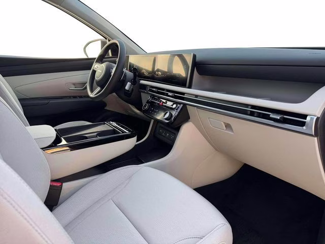 2026 Creamy White Pearl Hyundai Tucson Hybrid Blue AWD SUV