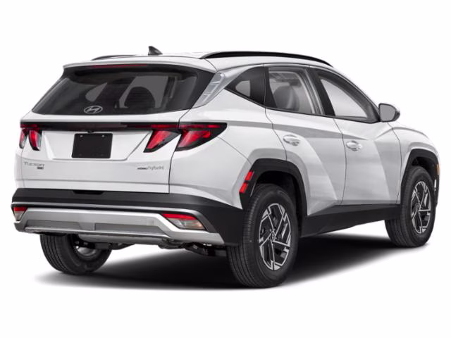 2026 Creamy White Pearl Hyundai Tucson Hybrid Blue AWD SUV