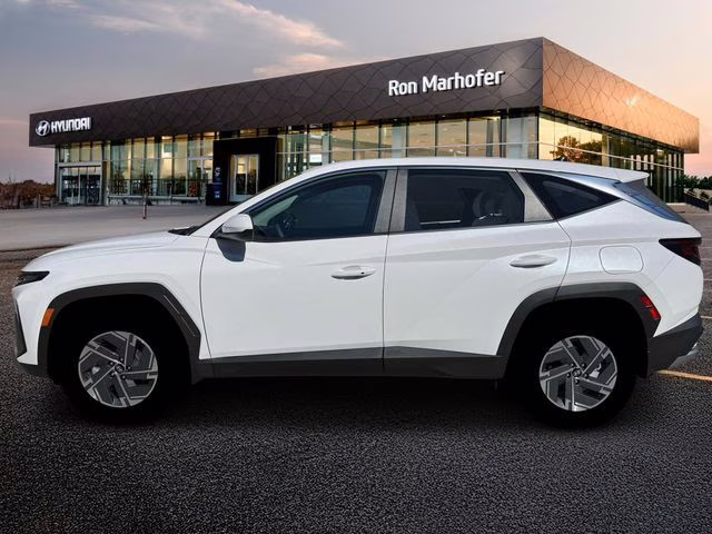 2026 Creamy White Pearl Hyundai Tucson Hybrid Blue AWD SUV