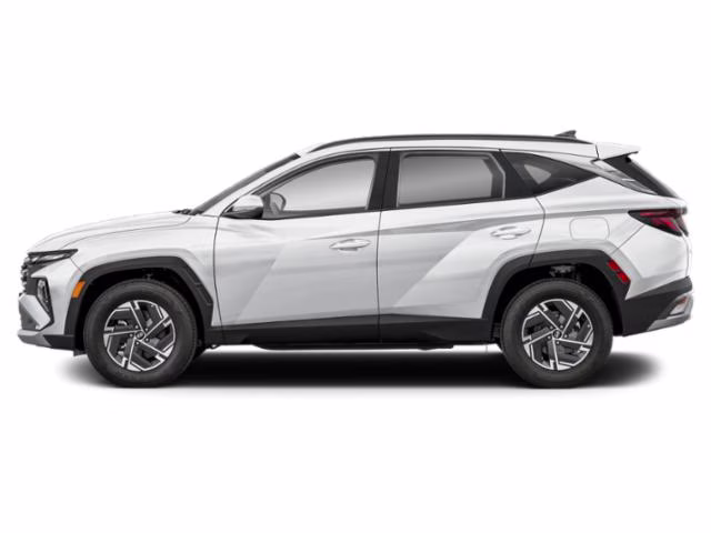 2026 Creamy White Pearl Hyundai Tucson Hybrid Blue AWD SUV