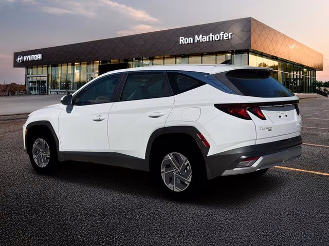 2026 Creamy White Pearl Hyundai Tucson Hybrid Blue AWD SUV
