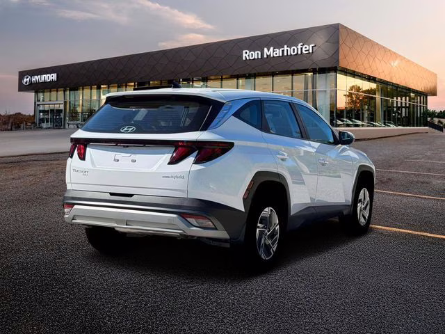 2026 Creamy White Pearl Hyundai Tucson Hybrid Blue SE AWD SUV