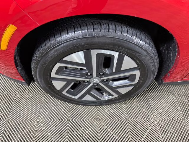 2023 Pulse Red w/Black Roof Hyundai Kona Electric SE FWD SUV