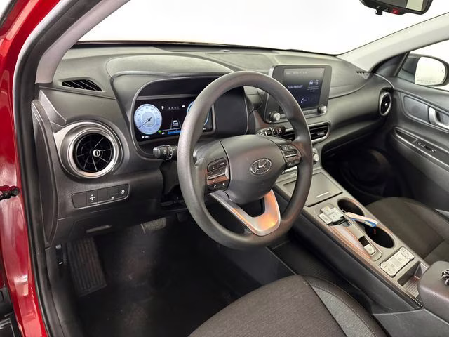 2023 Pulse Red w/Black Roof Hyundai Kona Electric SE FWD SUV